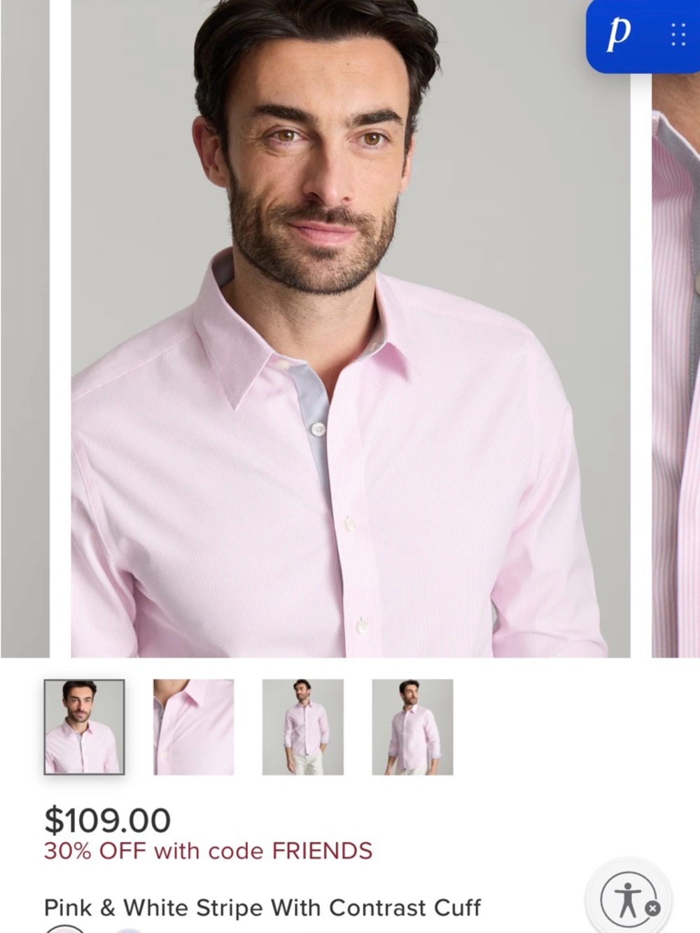 TWO UNTUCKit Dress Shirts - Bordeaux  Style, L - Picture 2 of 9